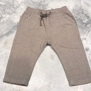 Zara boys trouser pants draw string